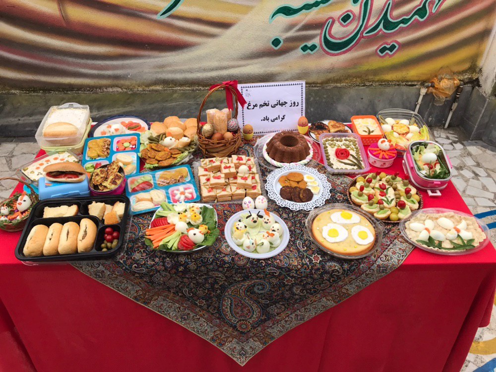 برگزاری جشنواره روز جهانی تخم مرغ در شعبه دو